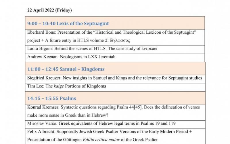 Preliminary conference programme